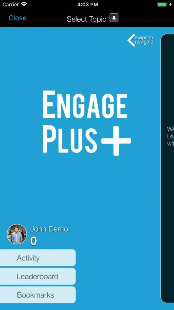 EngagePlus 스크린샷