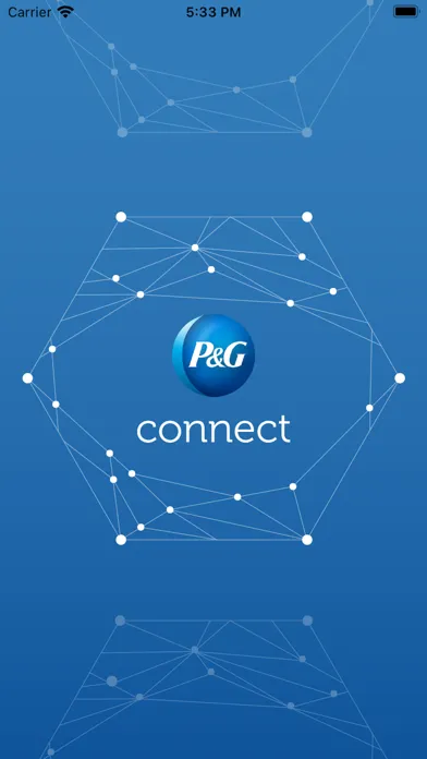 Zrzuty ekranu P&G Connect