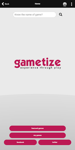 Capturas de pantalla de Gametize Lite