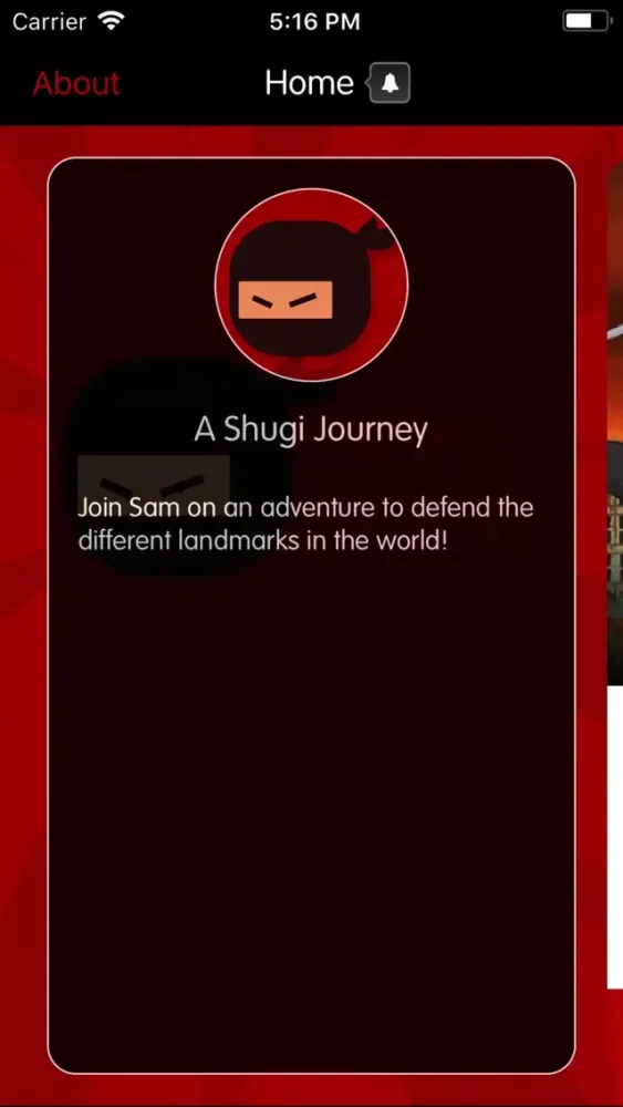 Tangkapan layar A Shugi Journey