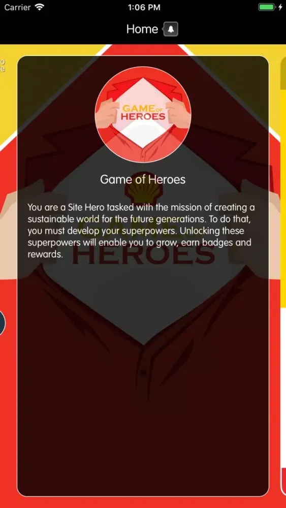 Ảnh chụp màn hình của Hero Foundation Game of Heroes