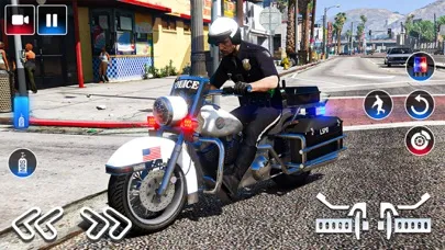 Captures d'écran de Police Bike Driving Chase Game