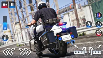 Captures d'écran de Police Bike Driving Chase Game