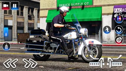 Captures d'écran de Police Bike Driving Chase Game
