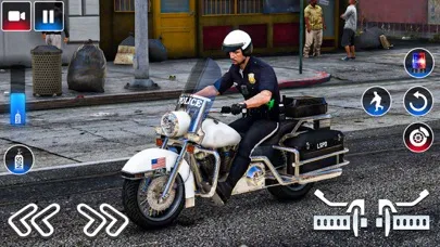 Captures d'écran de Police Bike Driving Chase Game