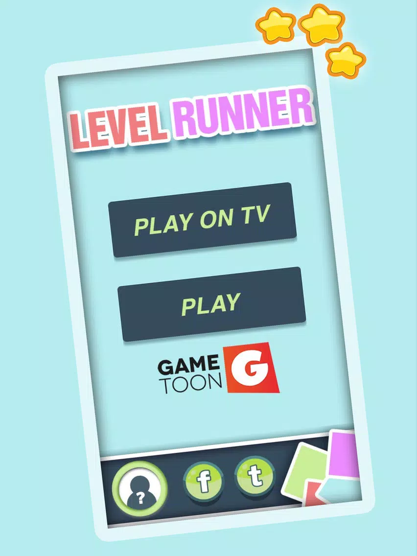 Tangkapan layar Level Runner Gametoon iPad 