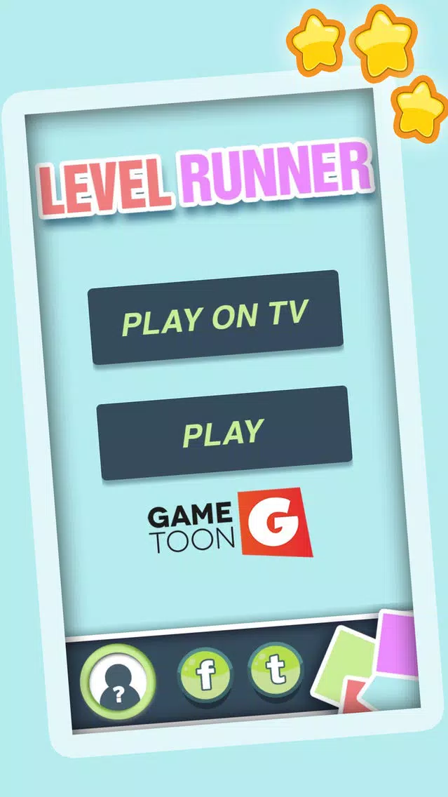 Tangkapan layar Level Runner Gametoon