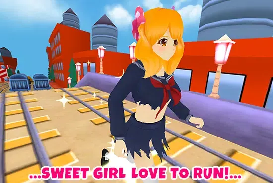 Anime Girl Subway Train Run Screenshots