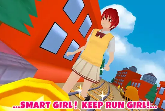 Anime Girl Subway Train Run Screenshots