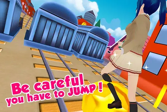 Anime Girl Subway Train Run Screenshots