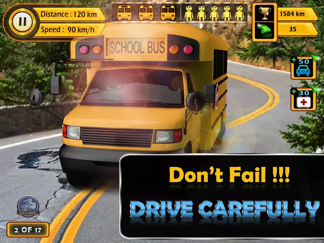 Capturas de tela do Brake Fail - Bus Driving Game iPad 