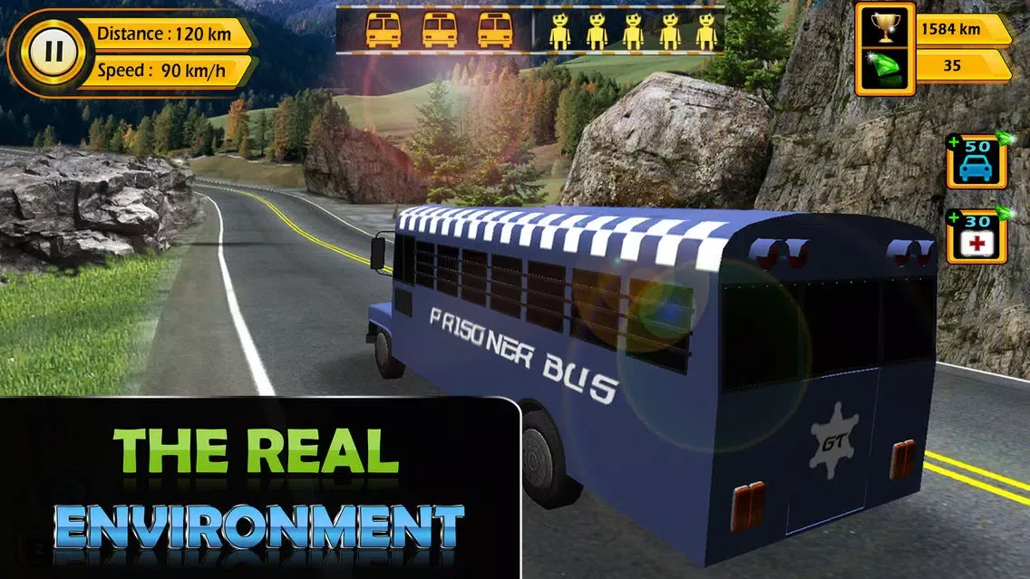 Capturas de tela do Brake Fail - Bus Driving Game