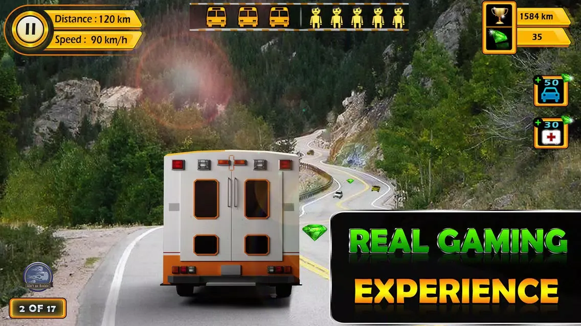 Capturas de tela do Brake Fail - Bus Driving Game