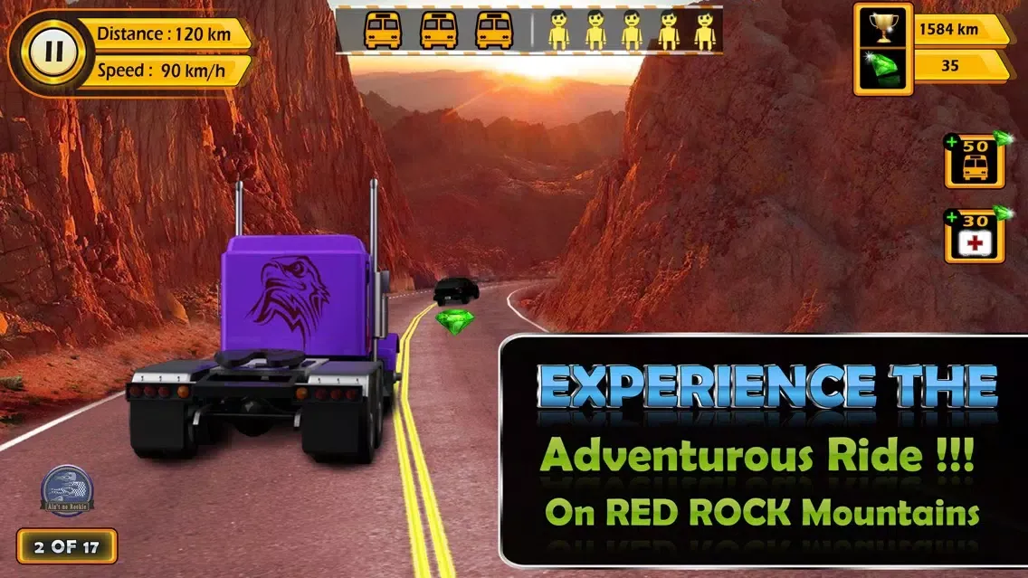 Capturas de tela do Brake Fail - Bus Driving Game
