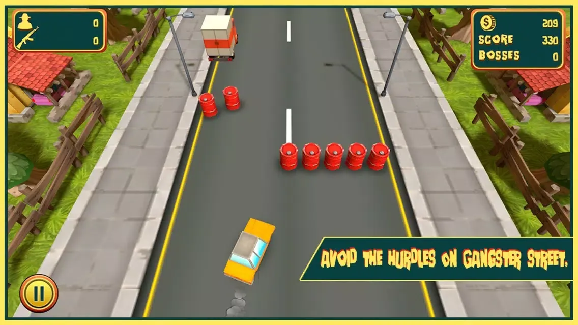 Capturas de tela do Grandpa VS Gangsters