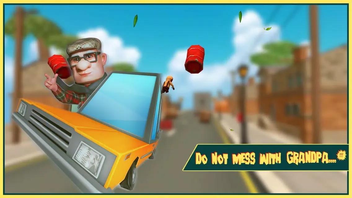 Capturas de tela do Grandpa VS Gangsters