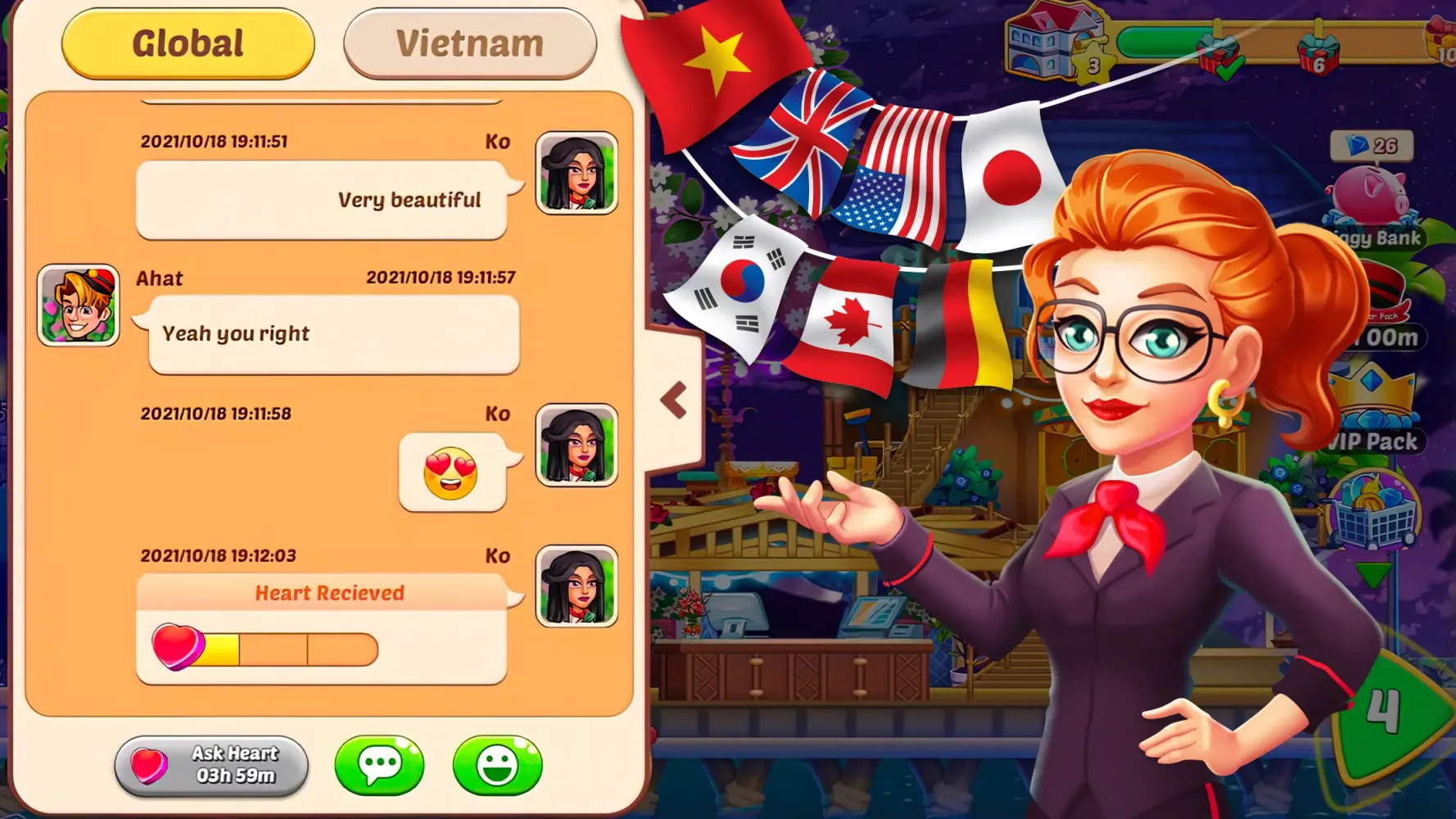 Tangkapan skrin Hotel Madness