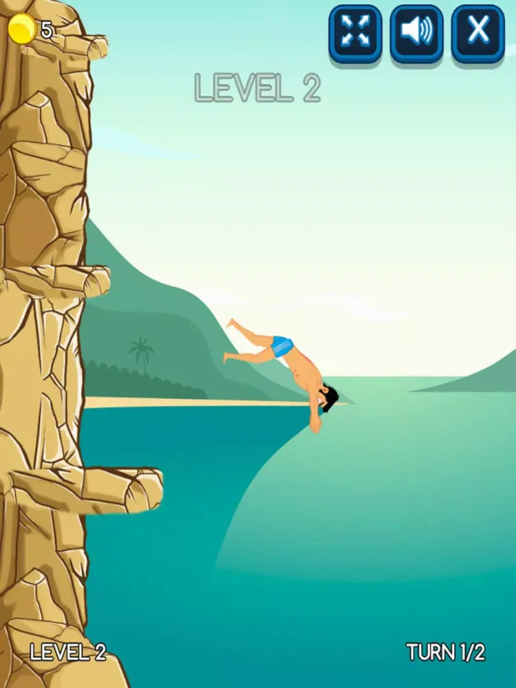 Capturas de pantalla de Cliff-Diving Swimming Game iPad 