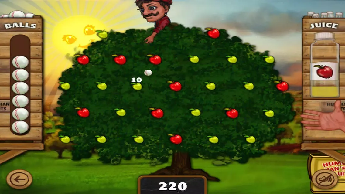 Zrzuty ekranu Drop The Fruit - Ball Throw