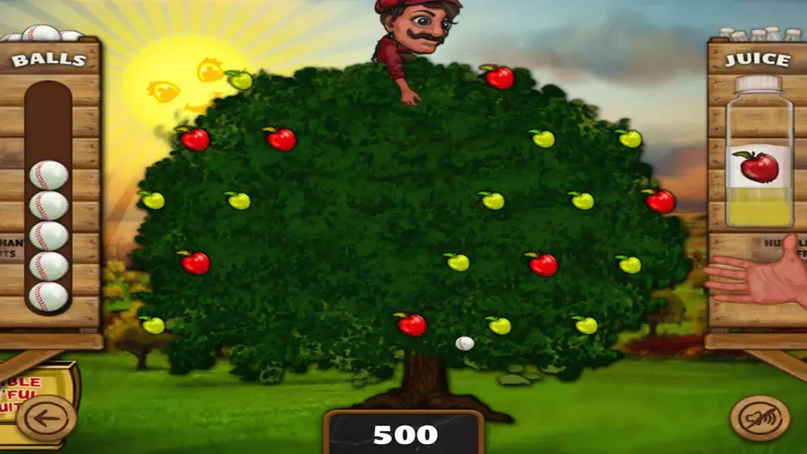 Zrzuty ekranu Drop The Fruit - Ball Throw