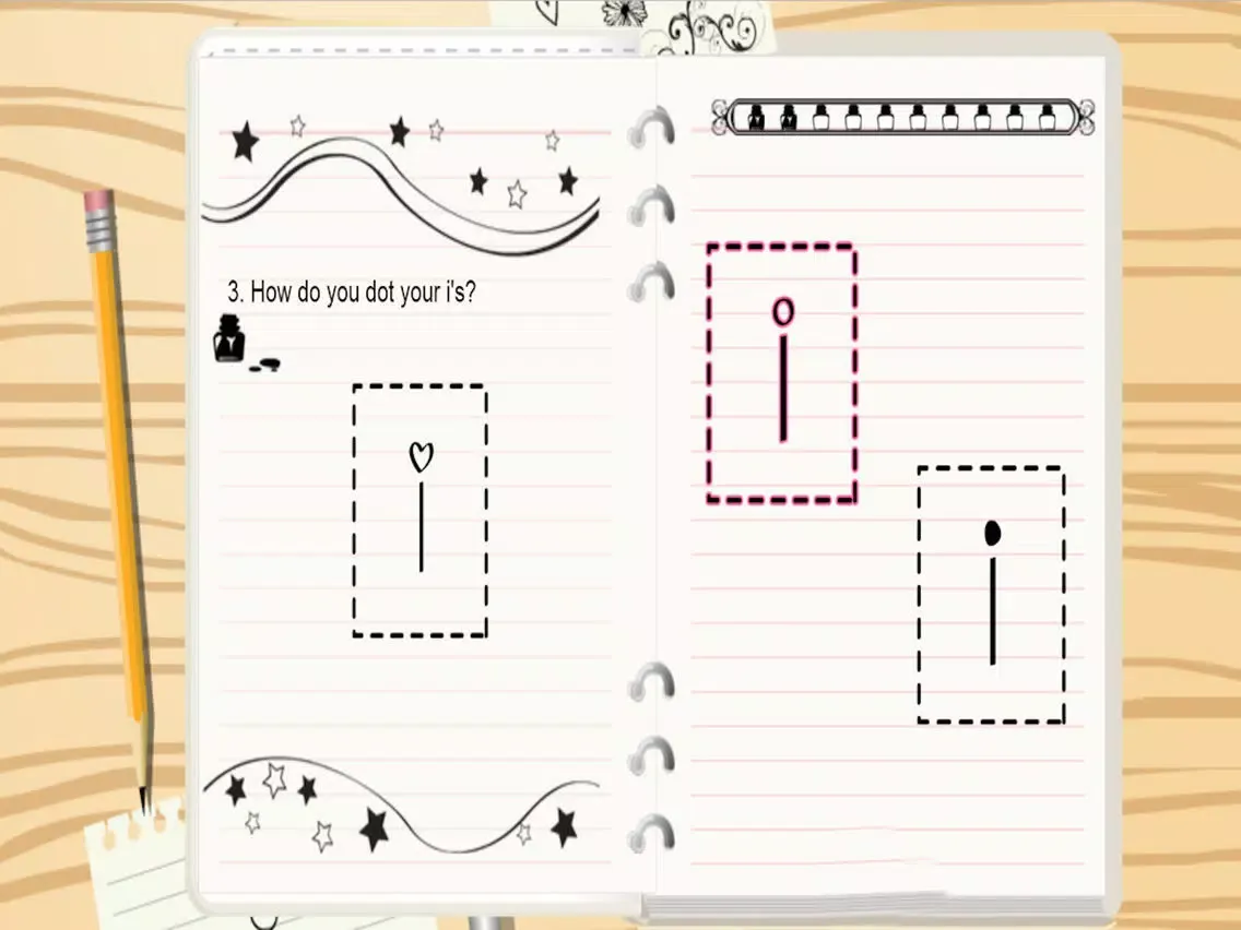 Captures d'écran de The Handwriting Quiz Game iPad 