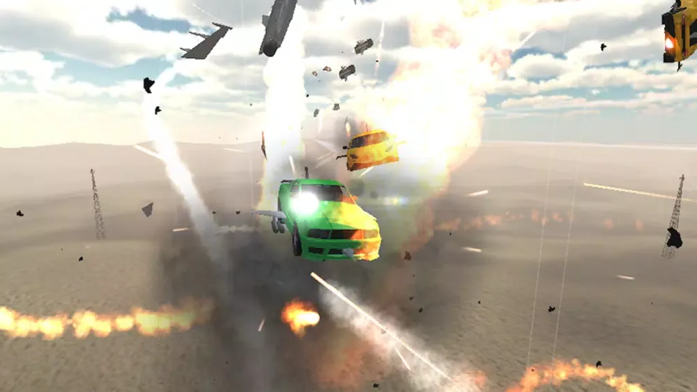 Ảnh chụp màn hình của Air Car Strikes- Fly Word Wars
