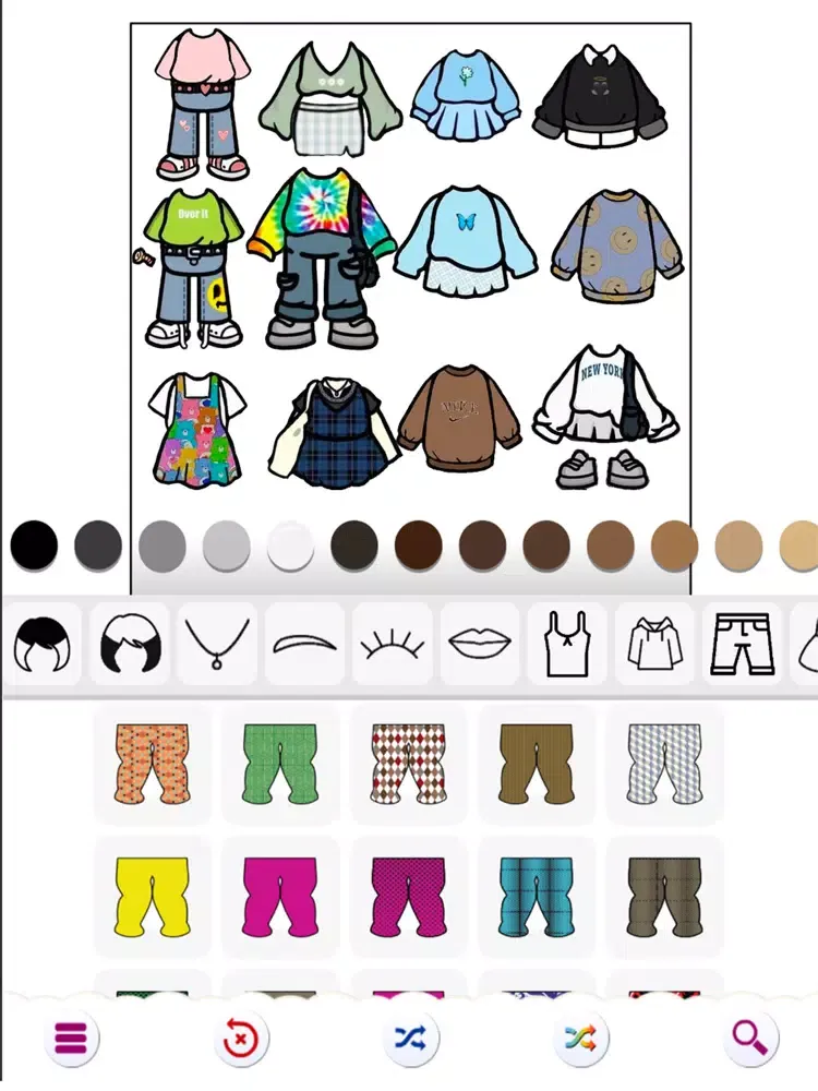 Tangkapan layar Magic Doll : Outfit Ideas iPad 