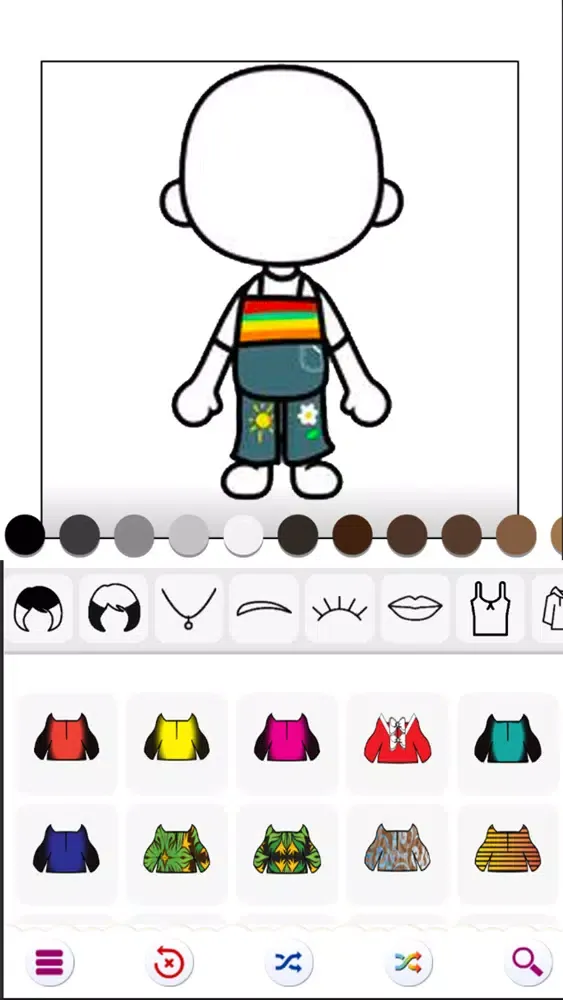 Tangkapan layar Magic Doll : Outfit Ideas