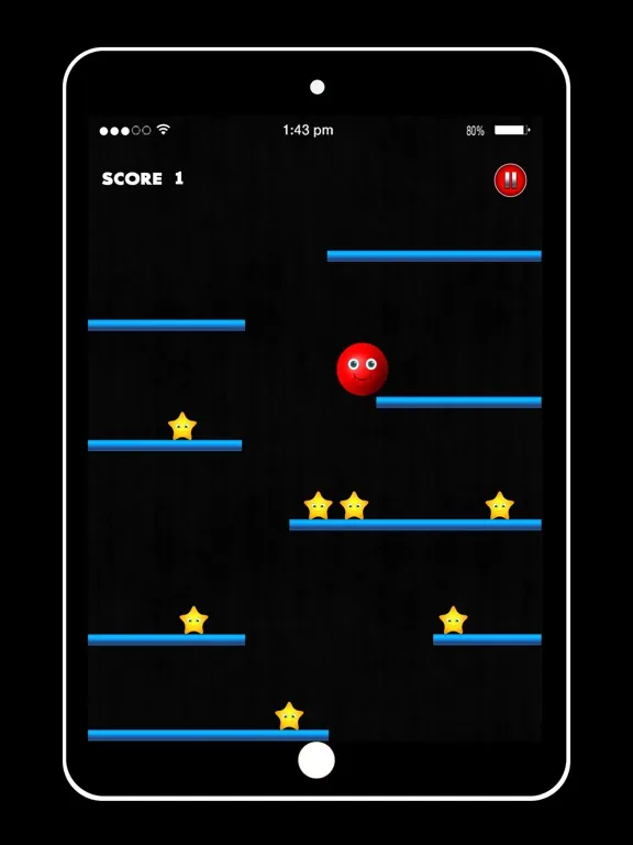 Captures d'écran de Fall Down! Classic iPad 