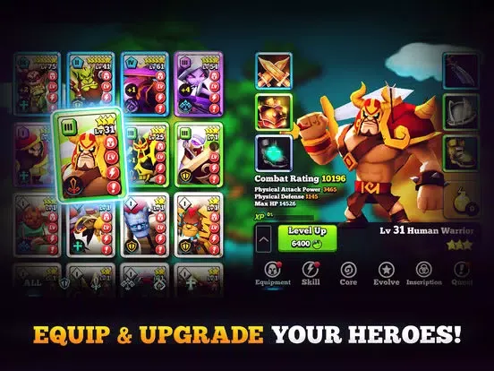 Capturas de tela do Giants War iPad 