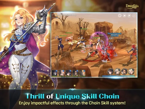 Capturas de tela do Dear, Ella - Epic Strategy RPG iPad 