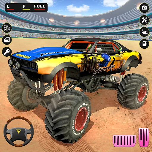 Monster Derby Truck Fighting应用截图