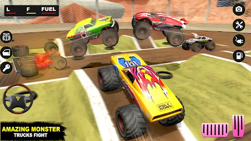 Monster Derby Truck Fighting应用截图