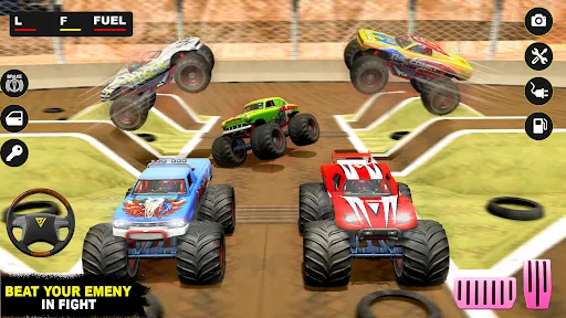 Monster Derby Truck Fighting应用截图