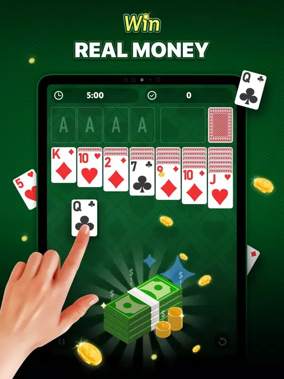 Ảnh chụp màn hình của Solitaire Duel - Win Real Cash iPad 