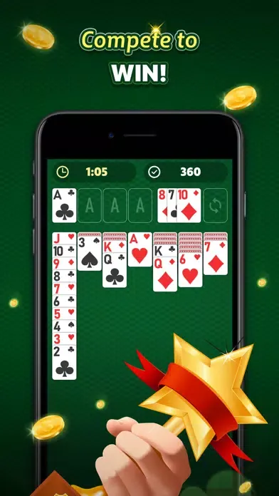 Ảnh chụp màn hình của Solitaire Duel - Win Real Cash