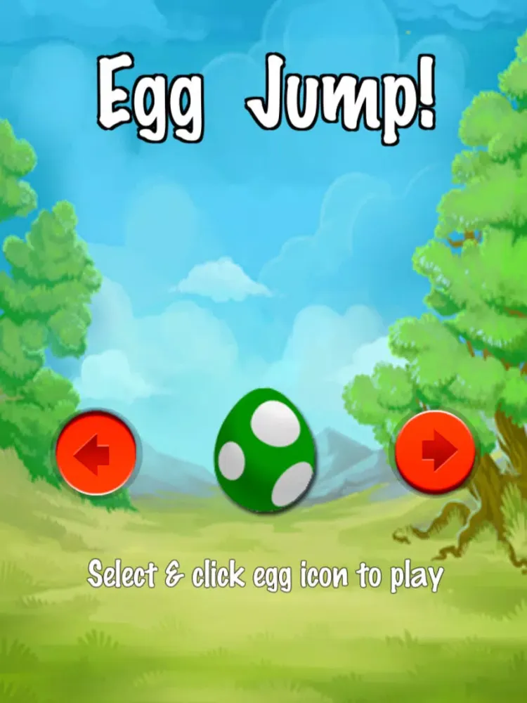 ภาพหน้าจอของ Egg Jump Jump iPad 