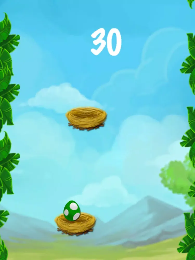 ภาพหน้าจอของ Egg Jump Jump iPad 