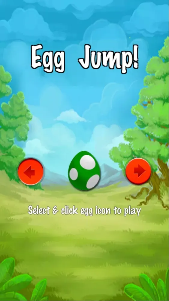 ภาพหน้าจอของ Egg Jump Jump