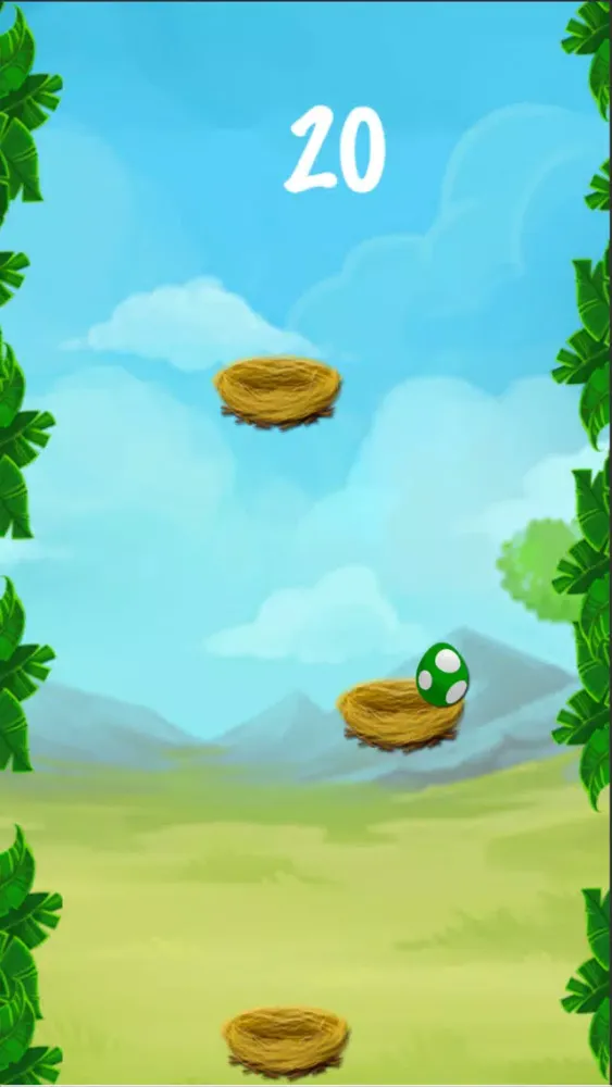 ภาพหน้าจอของ Egg Jump Jump