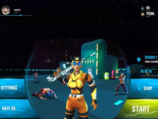 Capturas de pantalla de Zombie Survival Sniper Games iPad 