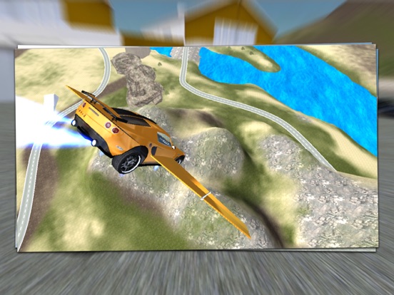 Tangkapan layar Flying Super Car 2020 iPad 