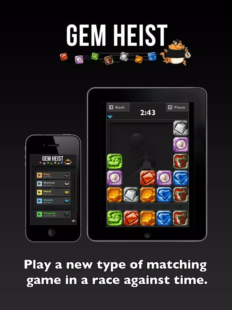 Gem Heist iPad  Screenshots
