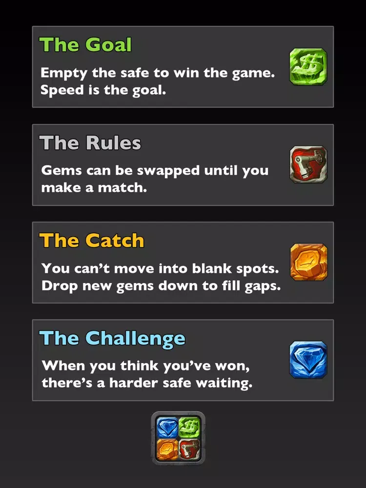 Gem Heist iPad  Screenshots