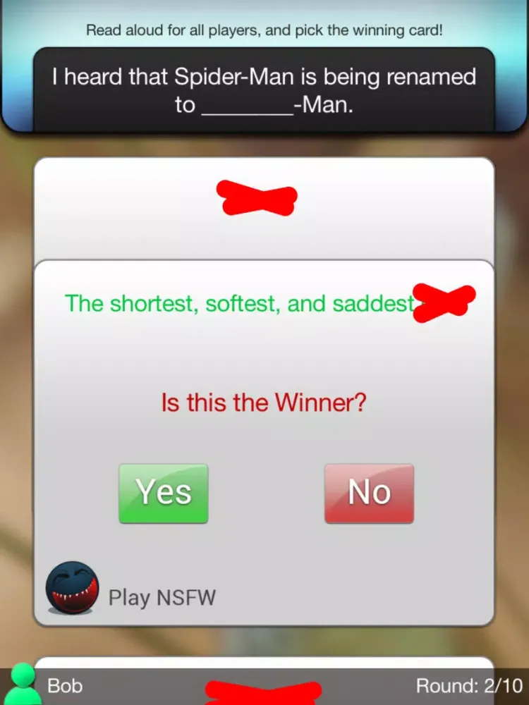 Tangkapan skrin Play NSFW iPad 