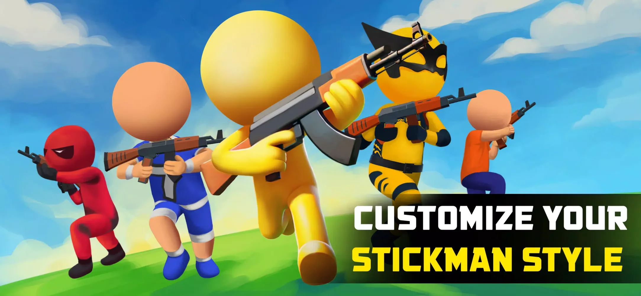 Stickman Crowd - Run and Gun應用截圖