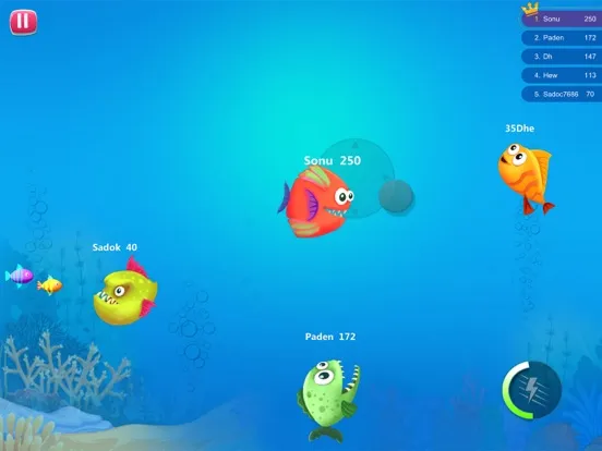 Capturas de pantalla de Fish.IO : Eat and Survive iPad 