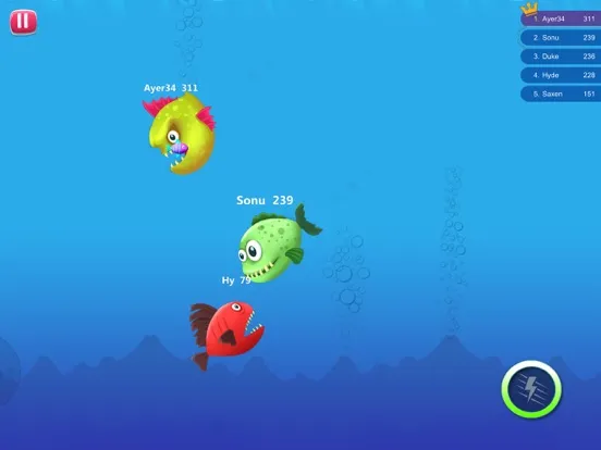 Capturas de pantalla de Fish.IO : Eat and Survive iPad 