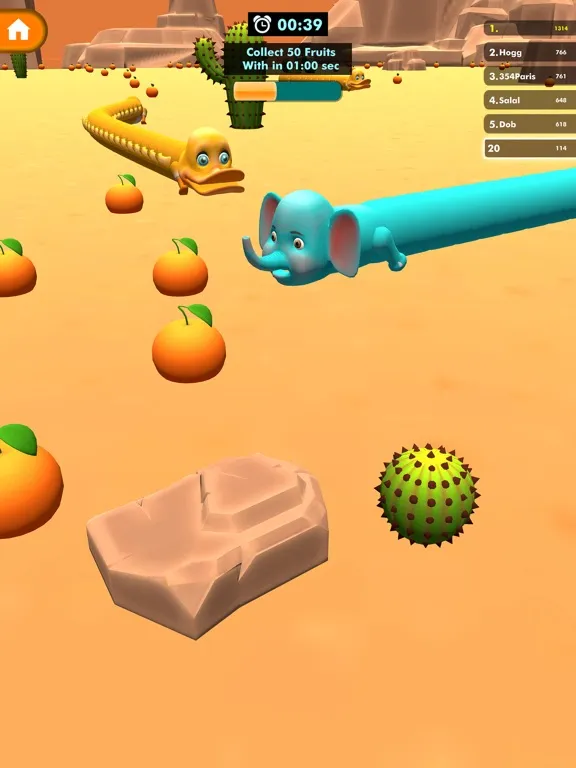 Captures d'écran de Hungry Snake Master 3D iPad 