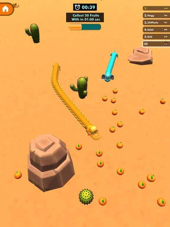 Captures d'écran de Hungry Snake Master 3D iPad 